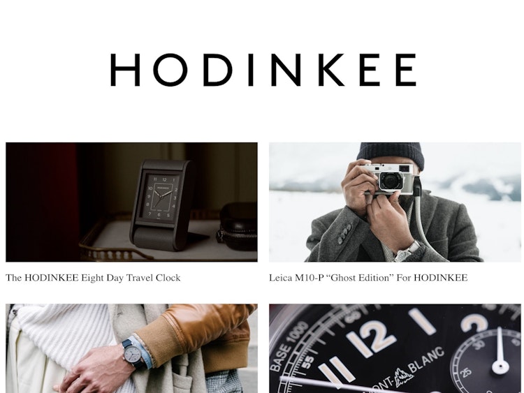 Screenshot of Hodinkee Limited