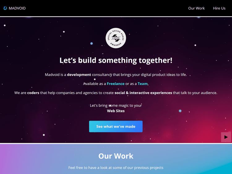 Screenshot of Madvoid