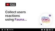 Collect users reactions using Fauna