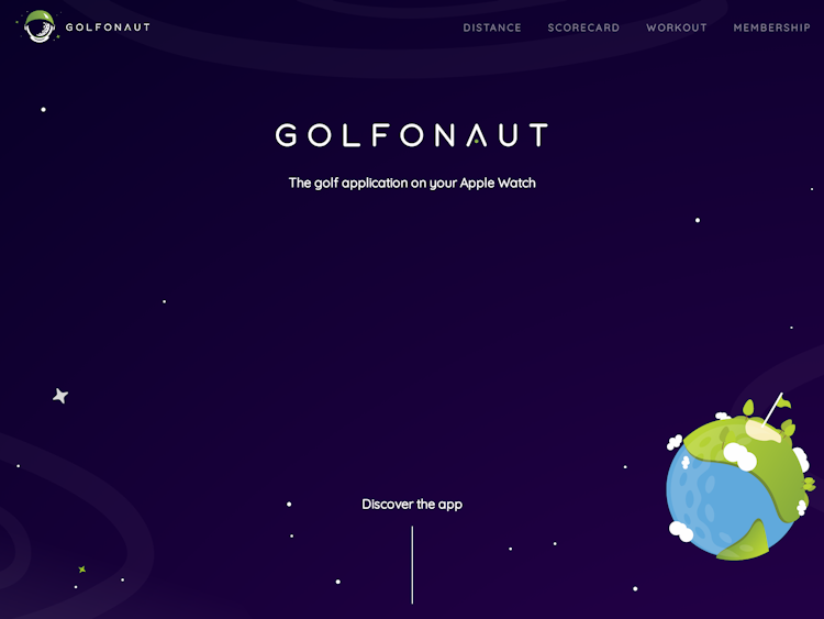 Screenshot of Golfonaut