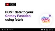 POST body parameters using fetch