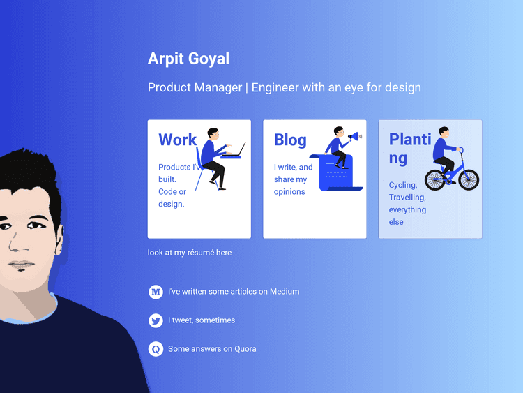 Screenshot of Arpit Goyal