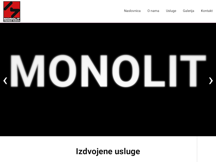 Screenshot of Monolit