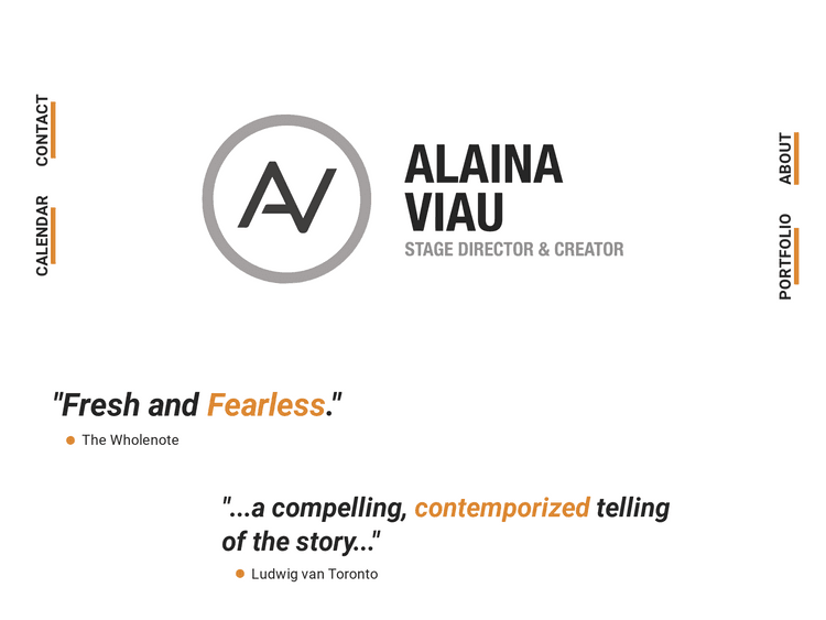 Screenshot of Alaina Viau