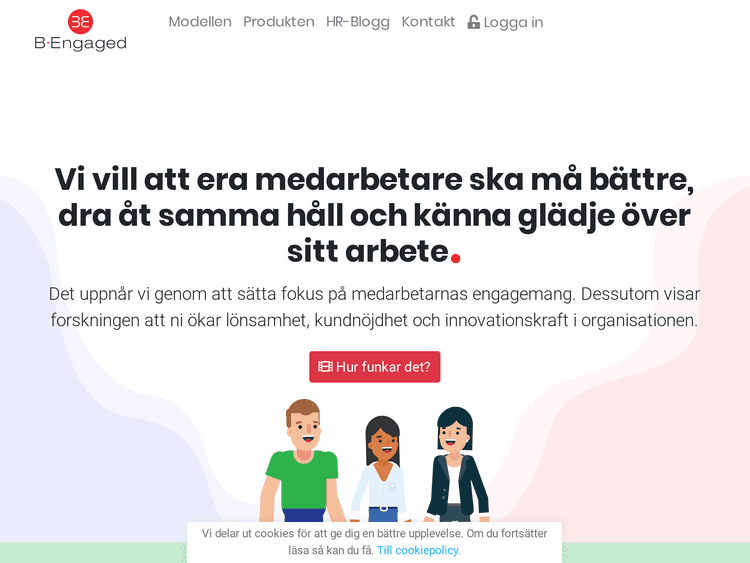 Screenshot of B-Engaged