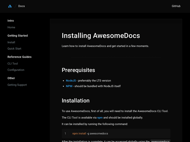 Screenshot of Docxy