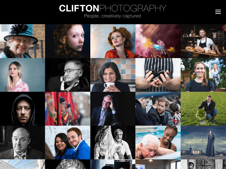 Screenshot of Paul Clifton Photography