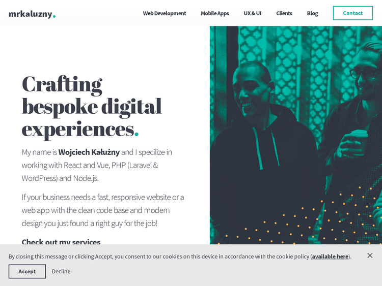 Screenshot of mrkaluzny