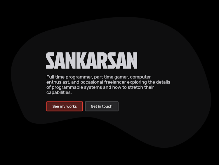 Screenshot of Sankarsan Kampa