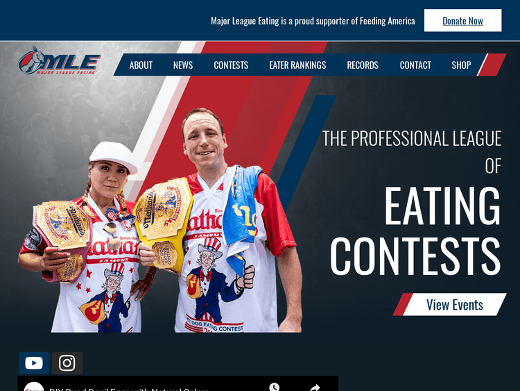 Screenshot of Major League Eating