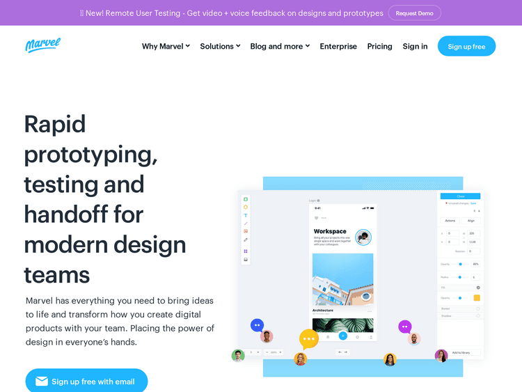 Screenshot of Marvel