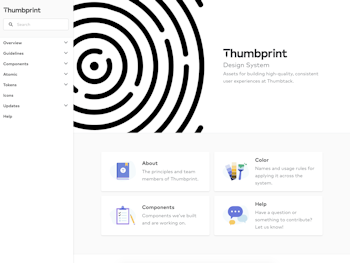 Thumbprint Design System