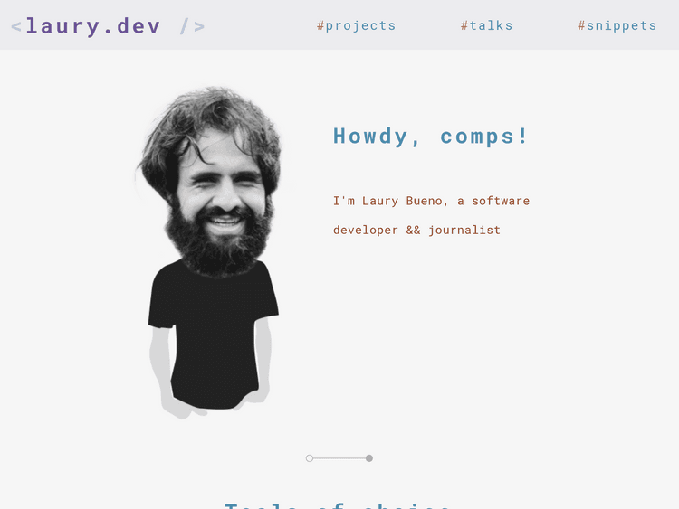 Screenshot of laury.dev