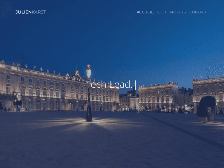 Screenshot of Julien Karst Freelance