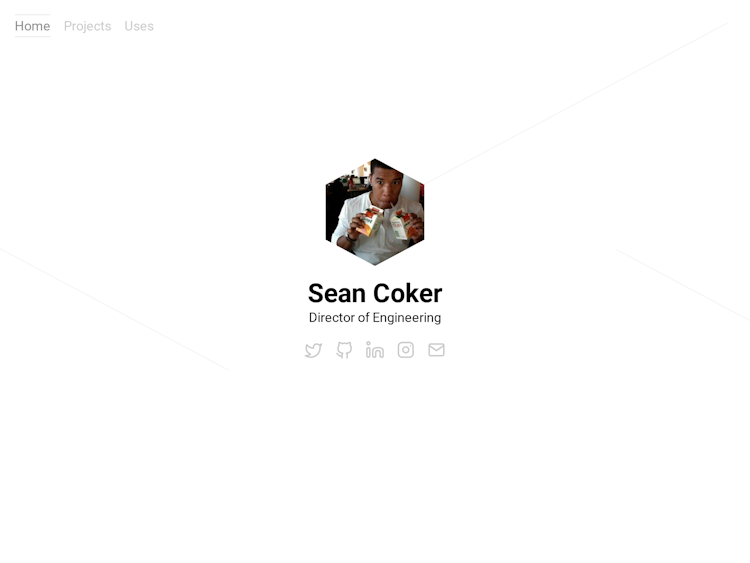 Screenshot of Sean Coker’s Blog