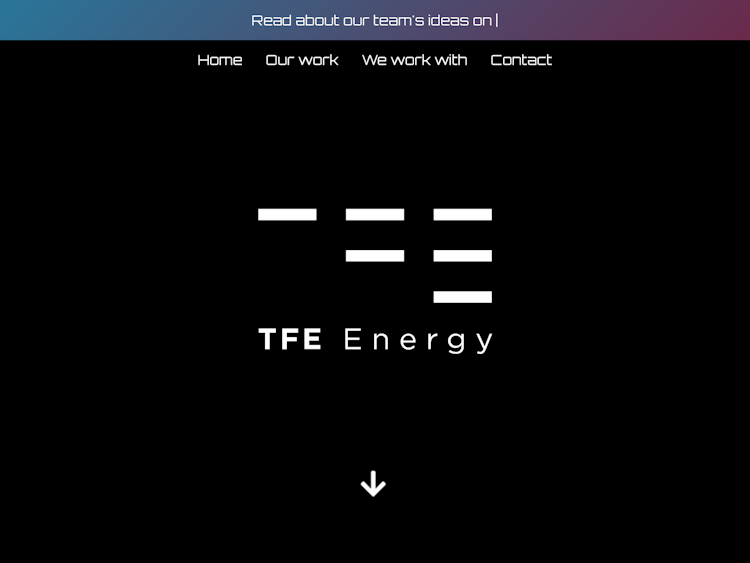 Screenshot of TFE Energy