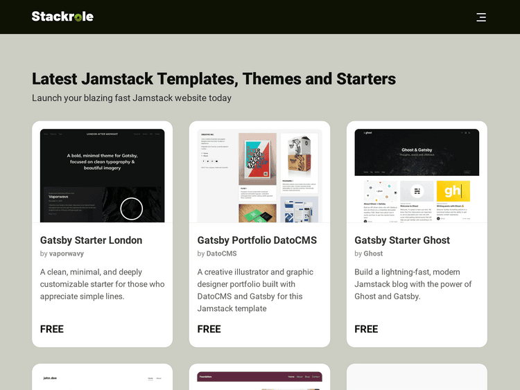 Screenshot of Stackrole