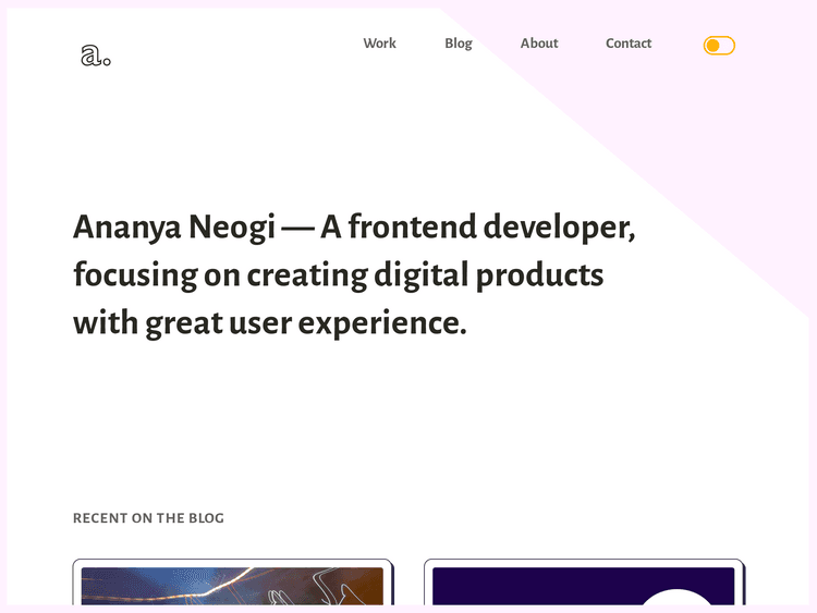 Screenshot of Ananya Neogi
