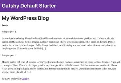 WordPress Source Plugin Tutorial | Gatsby